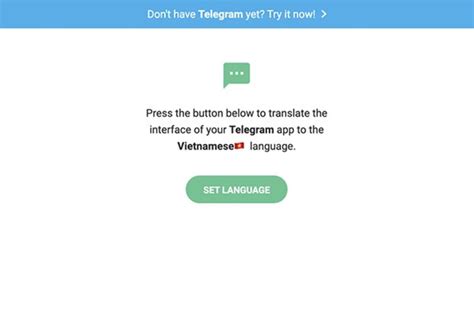 t me/setlanguage/abcxyz | Ci ting Vit cho Telegram PC SmartPhone
