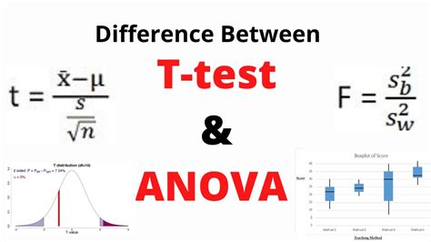 t test and ANOVA similarities - YouTube