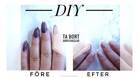 ta bort akrylnaglar borås