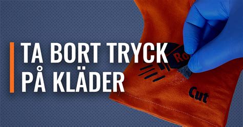 ta bort tryck med aceton