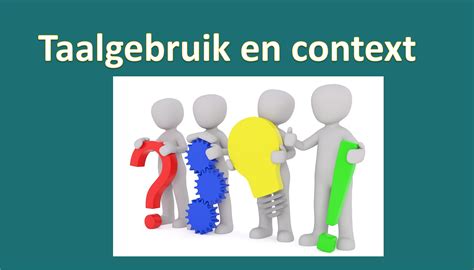 taalgebruik in context