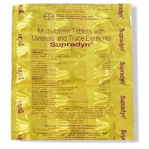 Tab Supradyn Uses