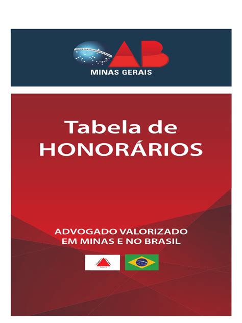 Tabela Oab Mg