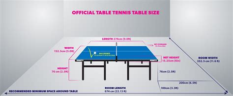 Table Tennis Room Height