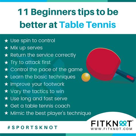 Table Tennis Tips For Beginners Bite Size Techniq