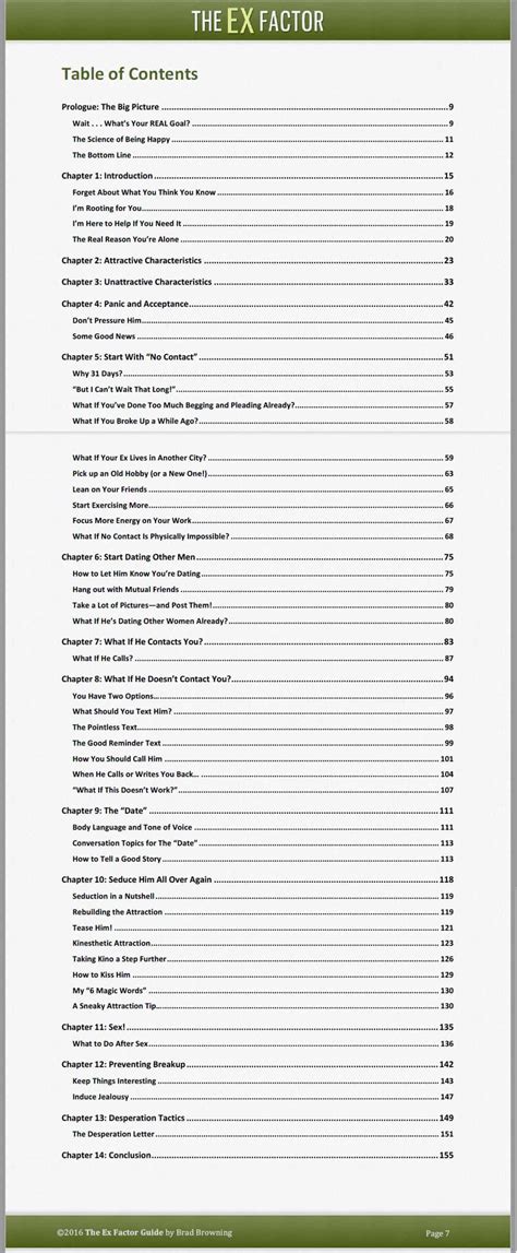 Read Table Of Contents Exbackclub Com Get Your Ex Boyfriend Back Pdf 