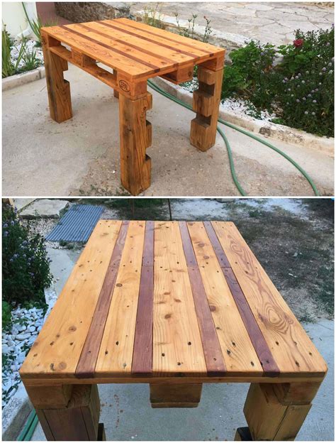 Tables Made Out Of Pallets