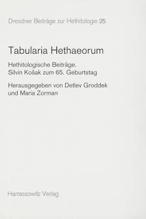 Read Online Tabularia Hethaeorum 