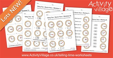 Tackling The Quarter Hours With Our Newest Telling Time To The Quarter Hour Worksheet - Time To The Quarter Hour Worksheet