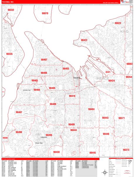 tacoma washington zip code