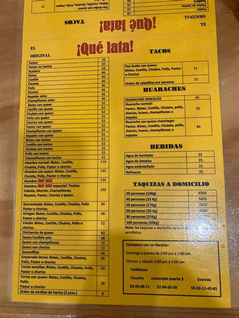 Tacos Que Lata