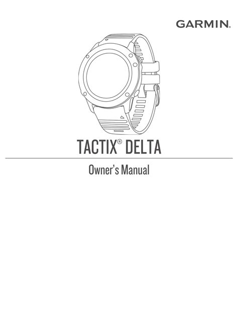 tactix Delta Owners Manual - Power Manager Settings - Garmin