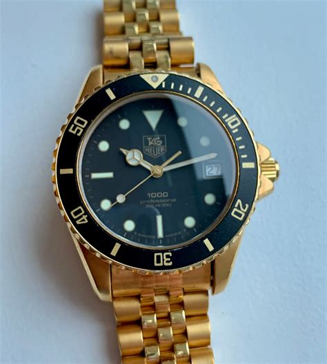 tag heuer profebional 1000 gold wolf of wall street
