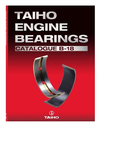 Download Taiho Engine Bearing Catalogue Pdf 