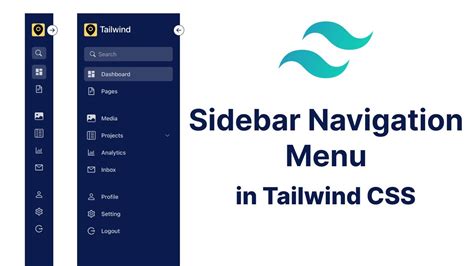Tailwind Css Sidebar Navigation