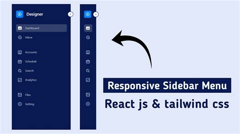 Tailwind Css Sidebar Navigation React
