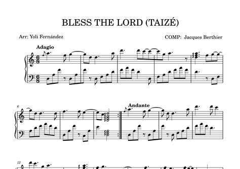 Taize Music Sheets