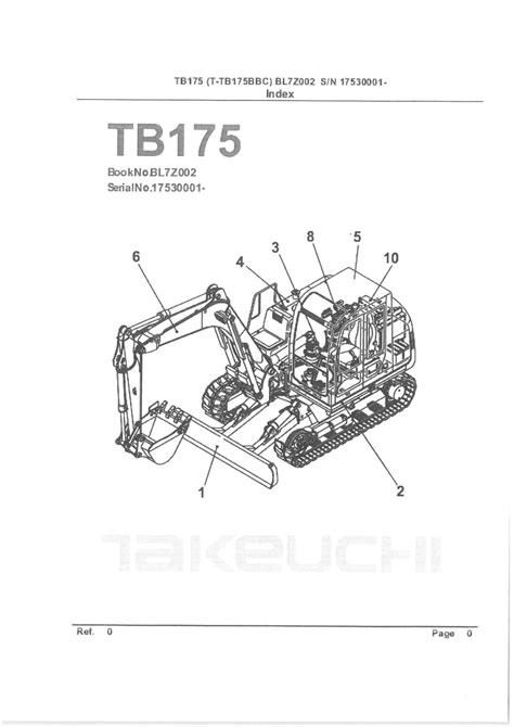 Takeuchi Manual Tb175