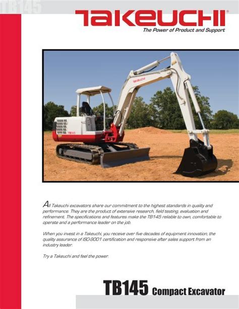 Takeuchi Tb45 Tb 45 Workshop Service Manual