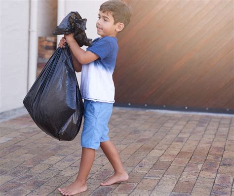 taking out the trash