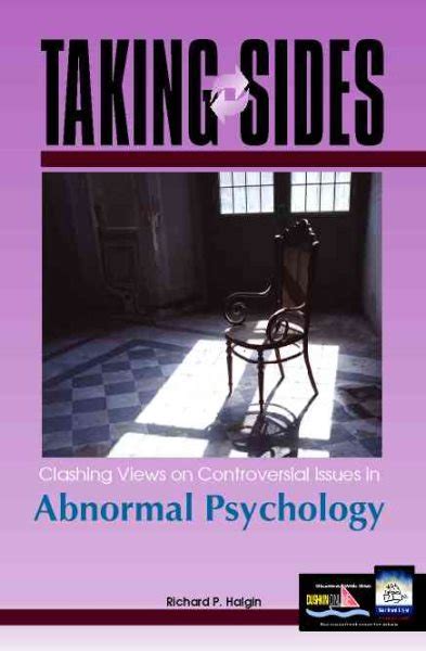 Read Online Taking Sides Clashing Views On Controversial Issues In Abnormal Psychology 