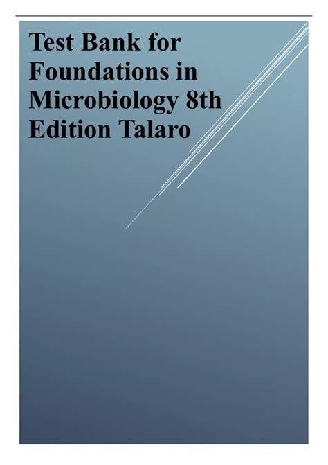 Full Download Talaro 8Th Edition Site 