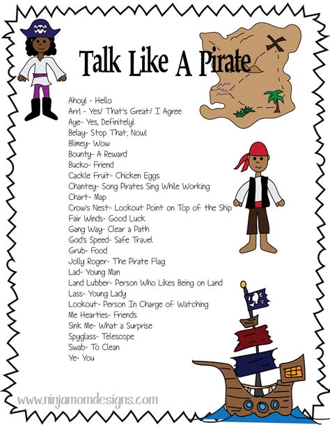 Talk Like A Pirate 4 Writing Prompts For Pirate Writing Prompts - Pirate Writing Prompts