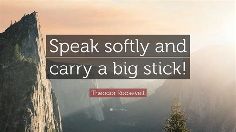 Talk Softly Big Stick