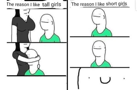 tall people hug meme