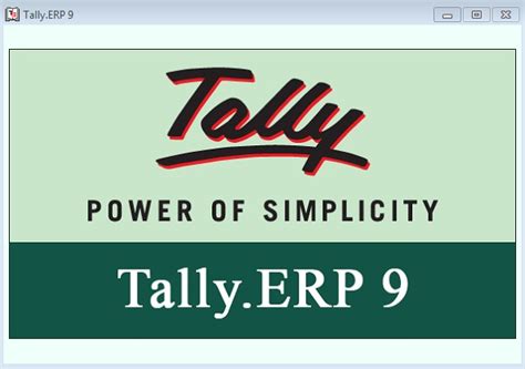 Tally Erp 9 Training