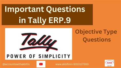 tally erp objective type questions
