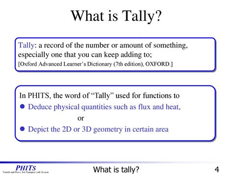 tally translation