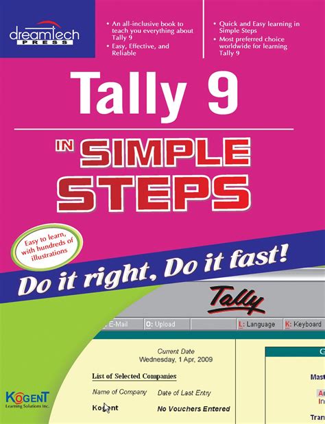 Full Download Tally 9 In Simple Steps By Kogent Solutions Inc 