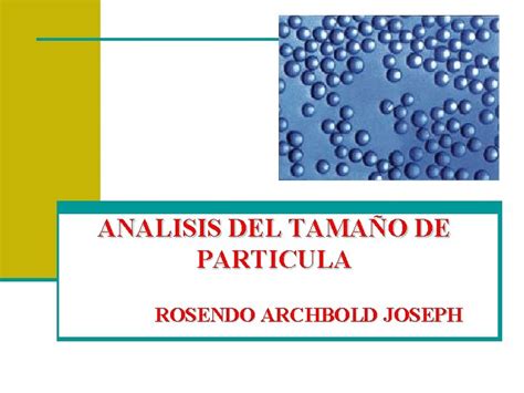 Tamaño De Particula