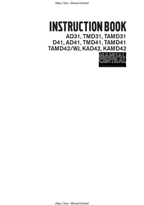 tamd41 service manual