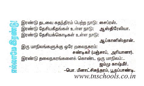 tamil general knoledge