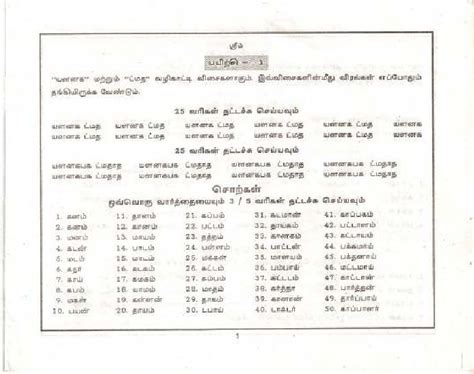 Tamil Typing Book