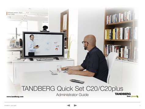 Read Online Tandberg C20 Admin Guide 