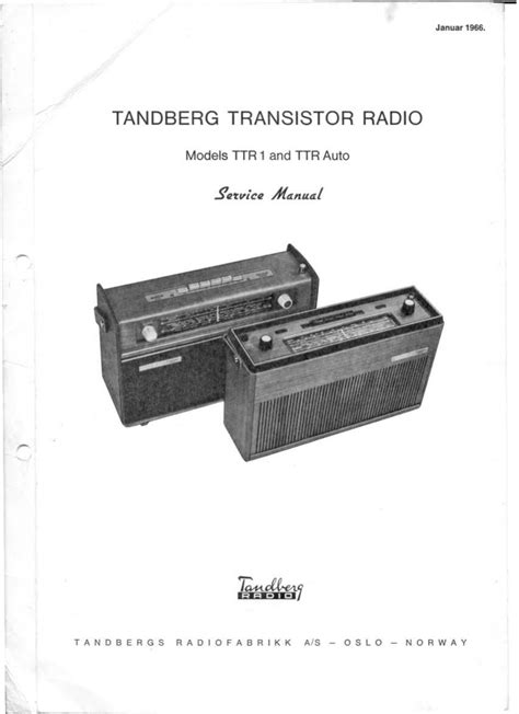 Download Tandberg Tt1290 Manual 