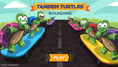 Tandem Turtles Rounding Math Playground Math Turtle - Math Turtle