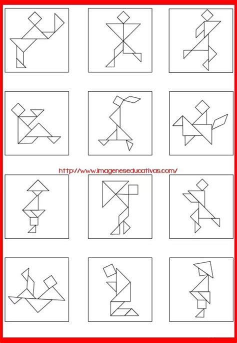 Tangram Figuras Dificiles
