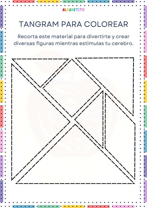 Tangram Para Colorear
