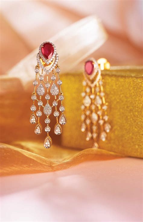 Tanishq Jewellery Earrings Designs
