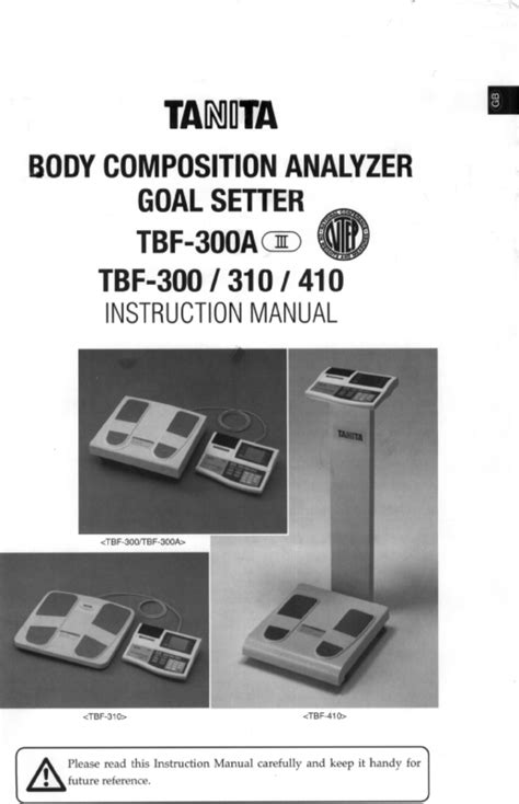 Full Download Tanita Manual User Guide 