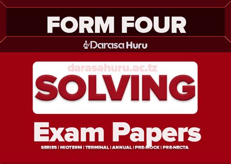 tanzania form four and three history topics