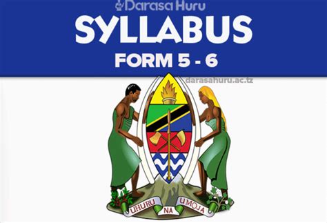 tanzania form six a level syllabus