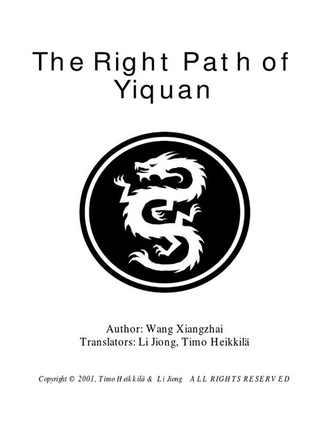 tao of yiquan pdf