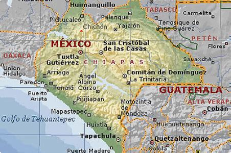 Tapachula Chiapas Mapa