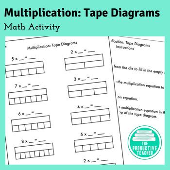Tape Diagram Multiplication Worksheet Kidsworksheetfun Tape Diagram Worksheets 4th Grade - Tape Diagram Worksheets 4th Grade