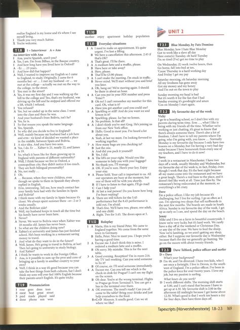 tapescripts of headway